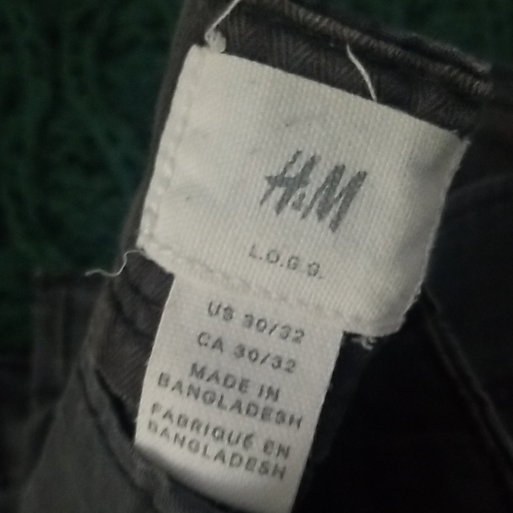 H&M Men's Grey cargo pants Size 30/32